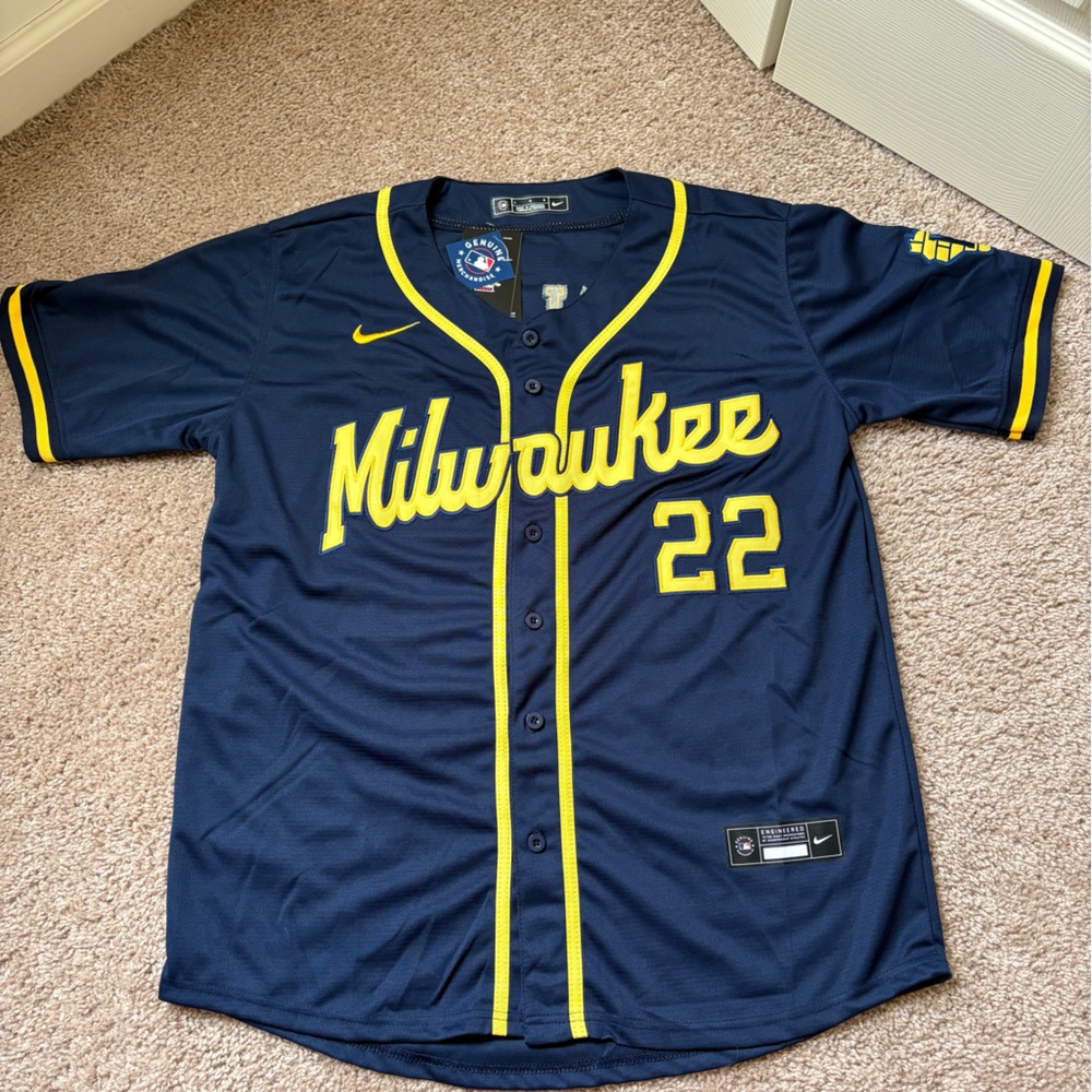 Milwaukee Brewers Christian Yelich Jersey